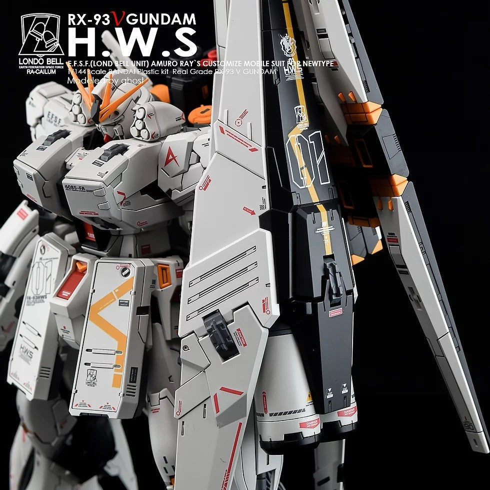 YAN GHOST RG 1/144 V H.W.S.  HWS NU WATER SLIDE DECAL (YANRG008) 20250721