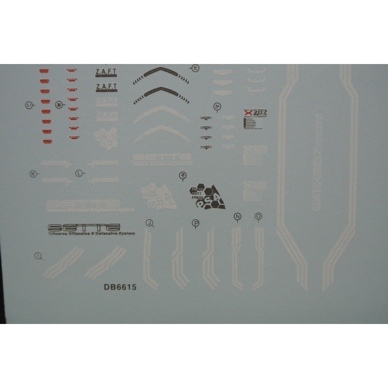 DL DALIN Water slide decal MG 1/100 Blitz