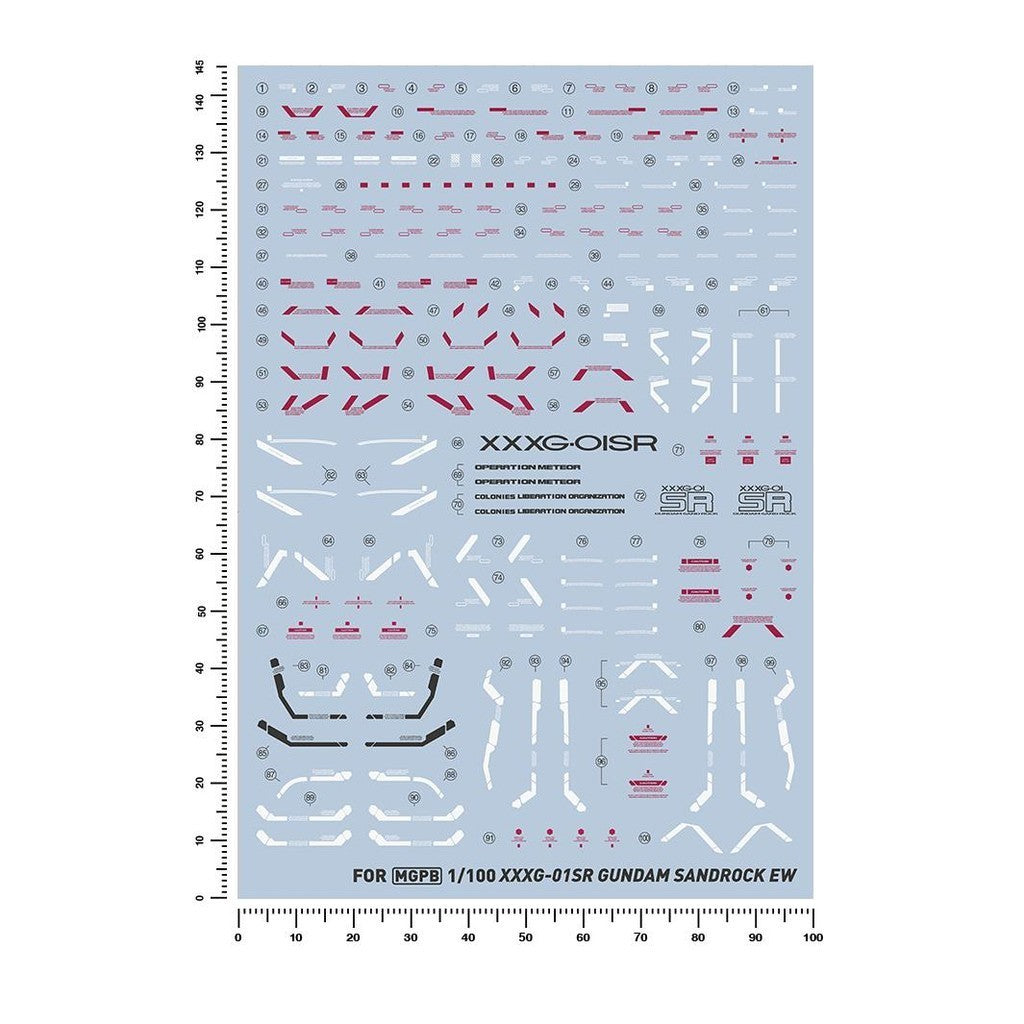 20250722 Artisan's Club MG 1/100 Sandrock EW (Armadillo Unit) [MGPB138] Water Slide Decal