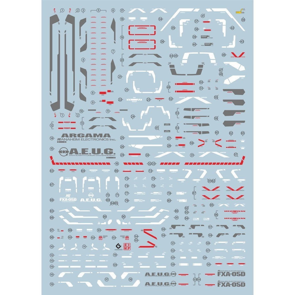 20250721 EVO 1/144 G-Defenser / flywingarmor HG RG general use MK 2 Water Slide Decal EVOHG010