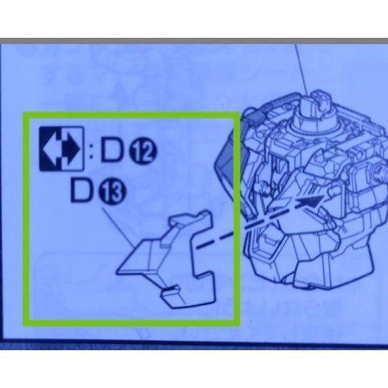 CB MG 19 butcher parts for  RX-0 Unicorn OVA