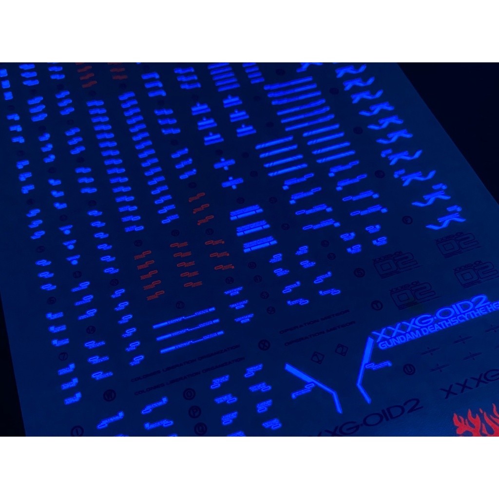 20250722 XUEYAN XY / SNOW FLAME Ibo Gjallarhorn Fluorescences Water slide decal