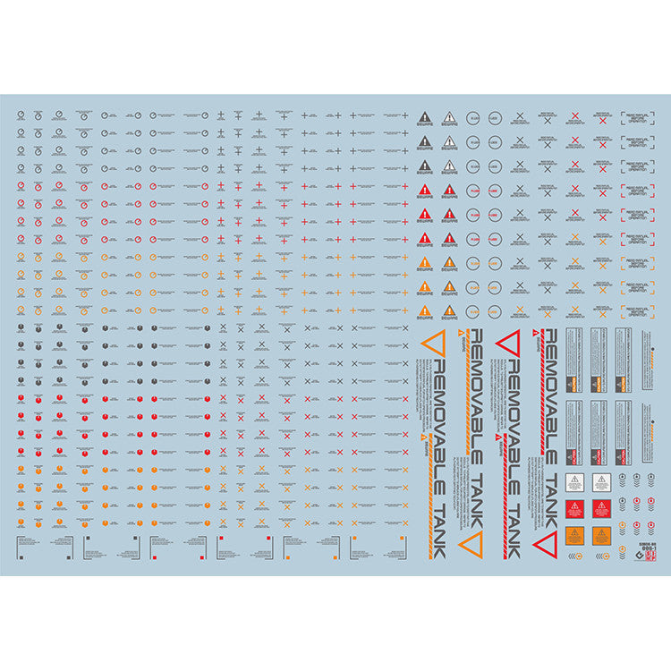 20250721 EVO NC06 1/100 1/144 HIQ Warning Water Slide Decal EVO100