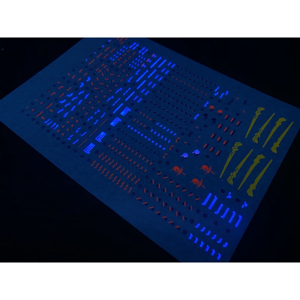 20250722 XUEYAN XY / SNOW FLAME RG Full Armor Unicorn Fluorescence Water slide decal