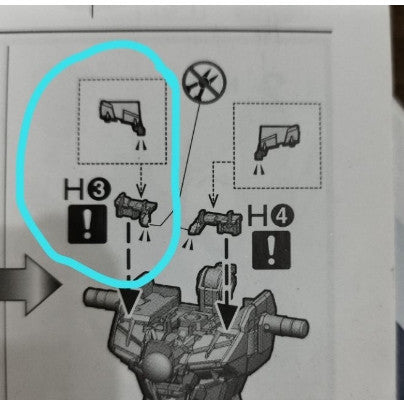 CB MG 07 butcher parts for Wing Zero EW Ver.Ka
