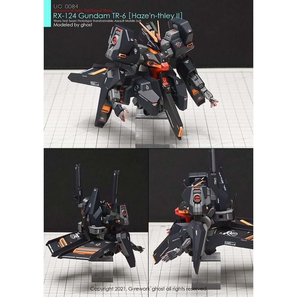 YAN FLAME Water Slide Decal GHOST HGUC RX-124 TR-6 Haze'n Thley Ⅱ Fluo Type Water Slide Decal (YANHG082) 20250721