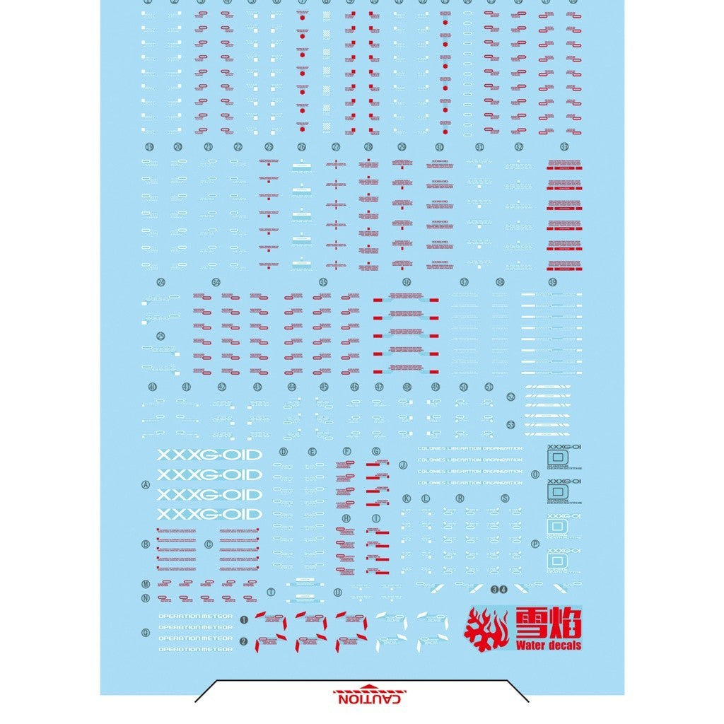 20250722 XUEYAN XY / SNOW FLAME MG 132 Deathscythe Ver.Ka Water slide decal