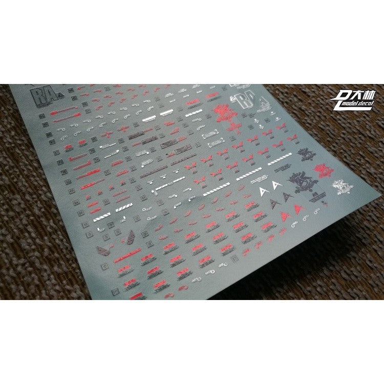 DL DAlibabaN Water slide decal UC09 MG RX-93V KA.NU Gold Coating.