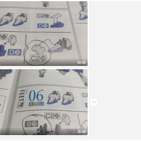 CB HG 03 1/144 butcher parts for Aerial Rebuild