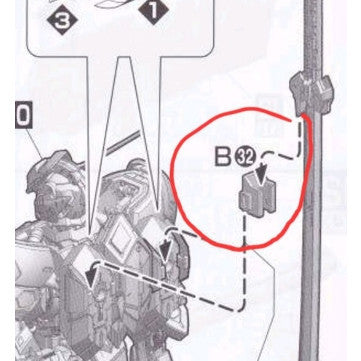 CB butcher parts for MG BARBATES