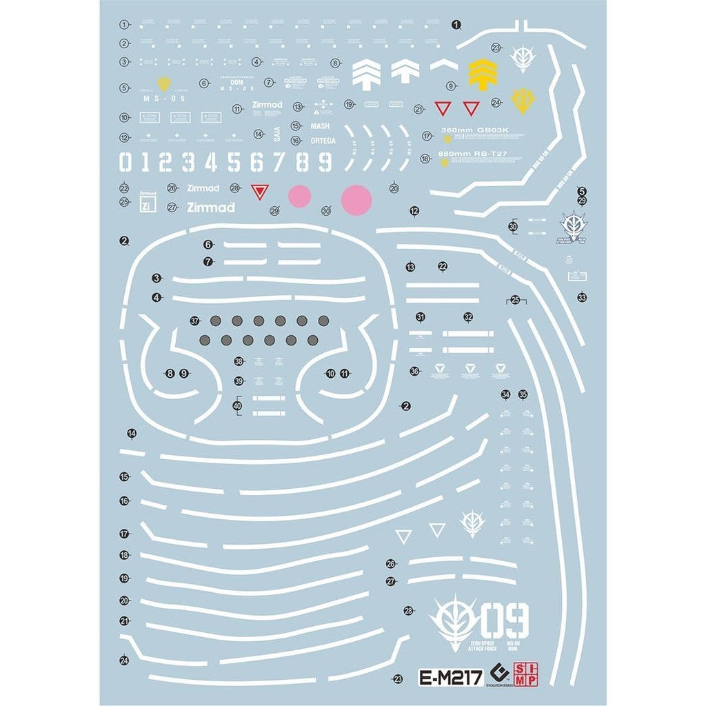 20250721 EVO MG 217 MG DOM 1.5 fluo water slide decal EVOMG065