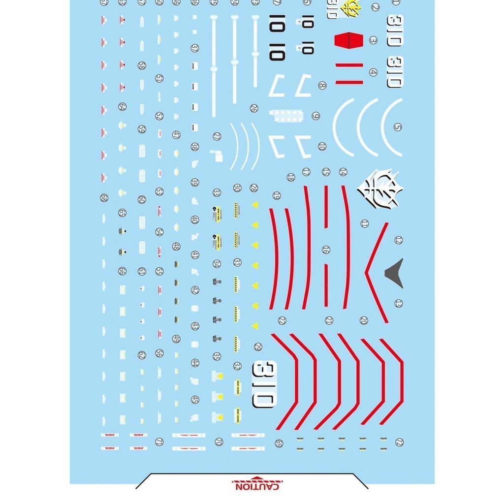 20250722 XUEYAN XY / SNOW FLAME RG-13 RG UMA LIGHTNING'S ZAKU II ZAKU 2 FLUO Water slide decal