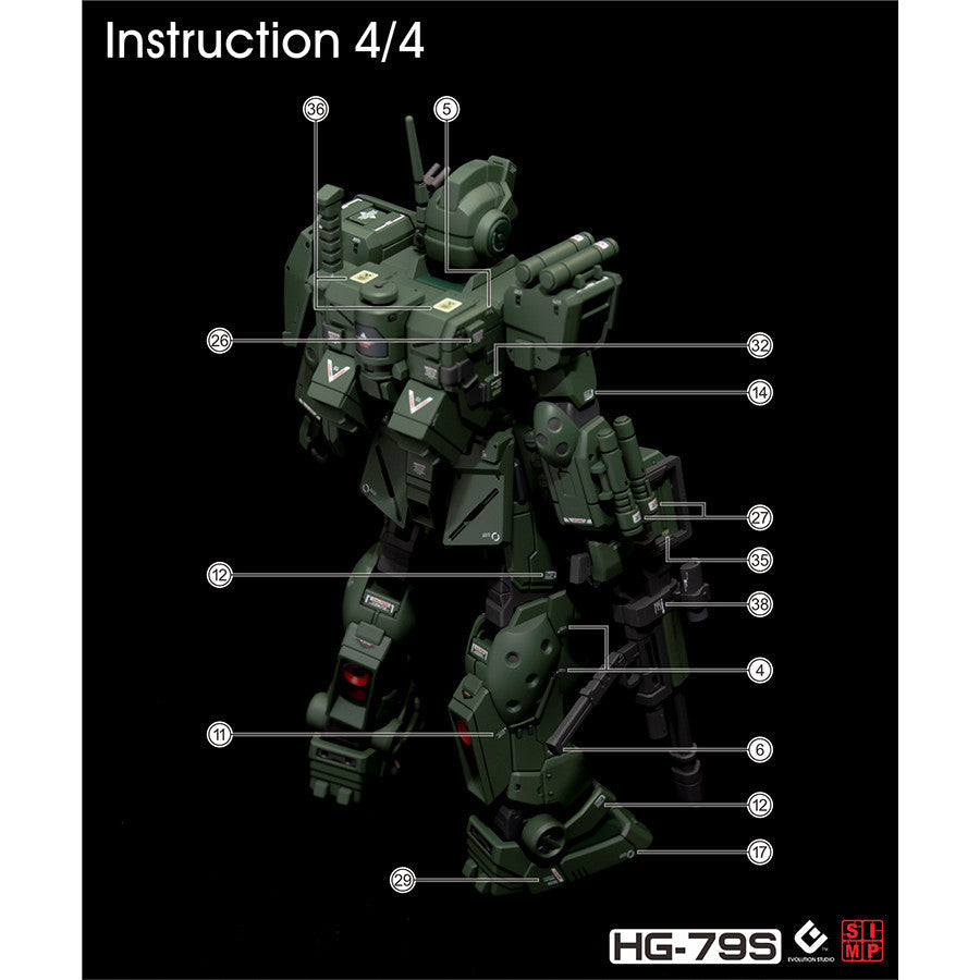 20250721 EVO PB HGUC HG RGM-79S spartan fluo water slide decal EVOHG033