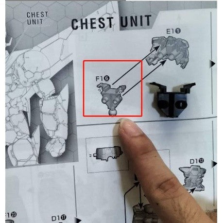 CB butcher parts for HG Great Mazinger