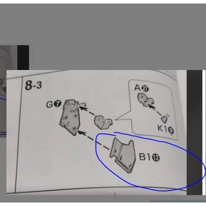 CB MG 07 butcher parts for Wing Zero EW Ver.Ka