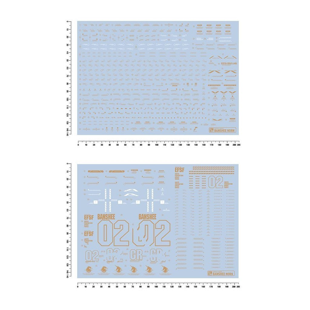 20250722 Artisan's Club PG 1/60 Banshee Norn Gold Coating Water Slide Decal