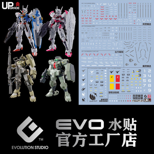 20250721 EVO HG aerial / mirasoul flight unit / lfrith / CHUCHU'S DEMI TRAINER / DEMI TRAINER Water Slide Decal EVOHG003