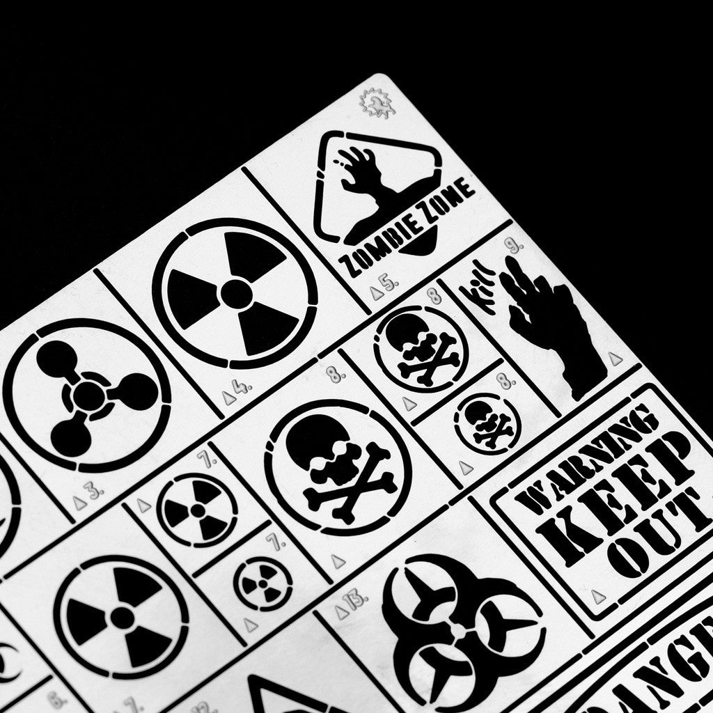 Alexen AJ0048 models-zombie wasteland stencil
