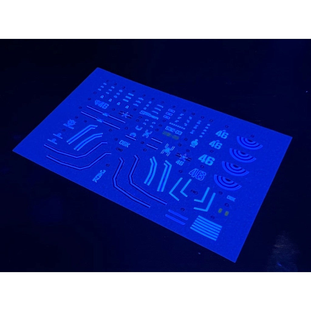 20250722 XUEYAN XY / SNOW FLAME HG 26 GTO Cannon Zaku PB Fluorescence Water slide decal