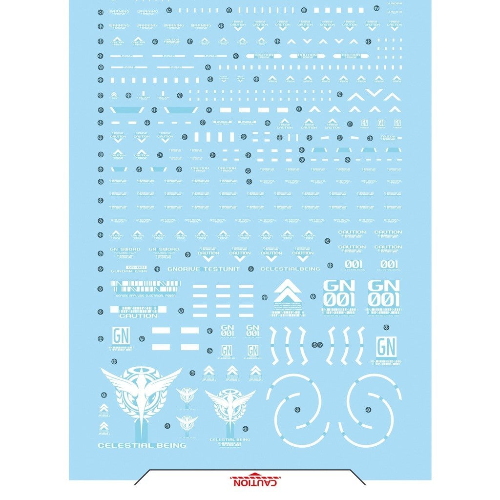 20250722 XUEYAN XY / SNOW FLAME PG-16 PG EXIA REPAIR PARTS CYBERISED COLOR Water slide decal