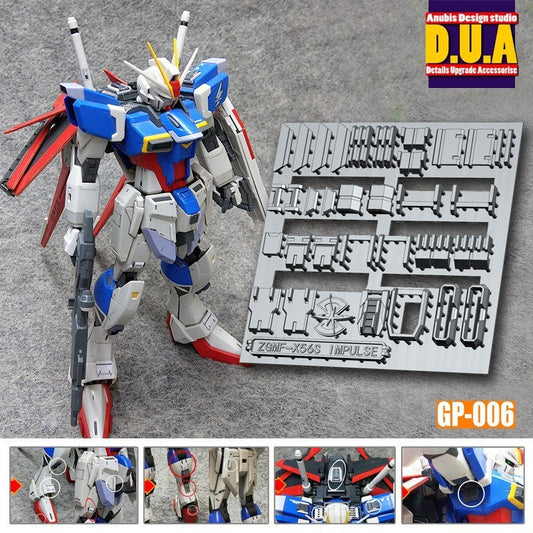 ANUBIS 3D print detail upgrade parts GP006 parts fit for MG ce impulse no kits Collectibles