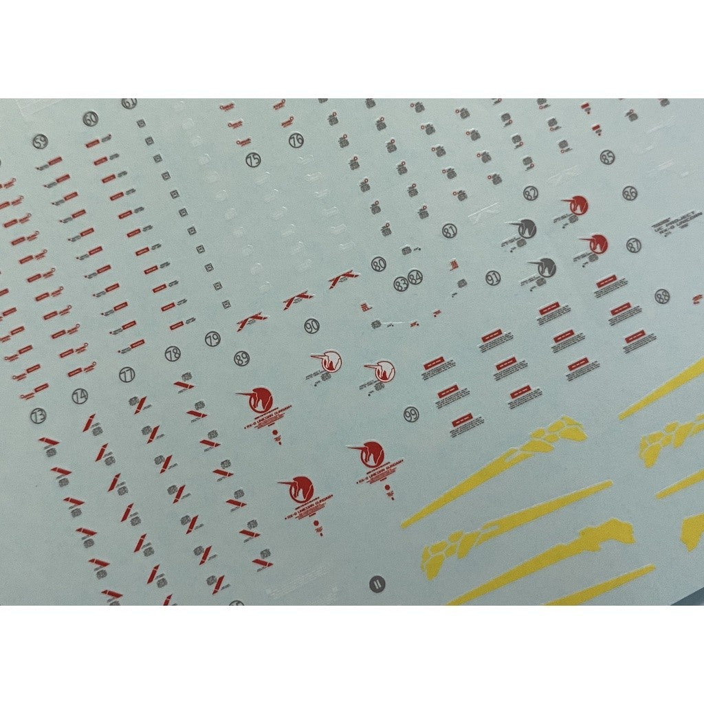 20250722 XUEYAN XY / SNOW FLAME RG Full Armor Unicorn Fluorescence Water slide decal