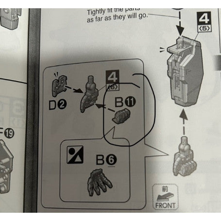CB MG 24 butcher parts for  kyrios 28