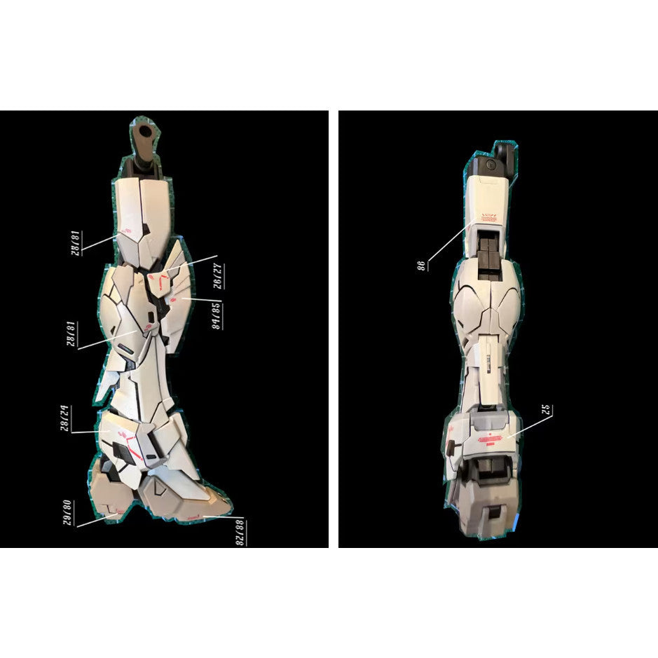 20250722 XUEYAN XY / SNOW FLAME FIX MG 1/100 SNOW WHITE WING Water slide decal