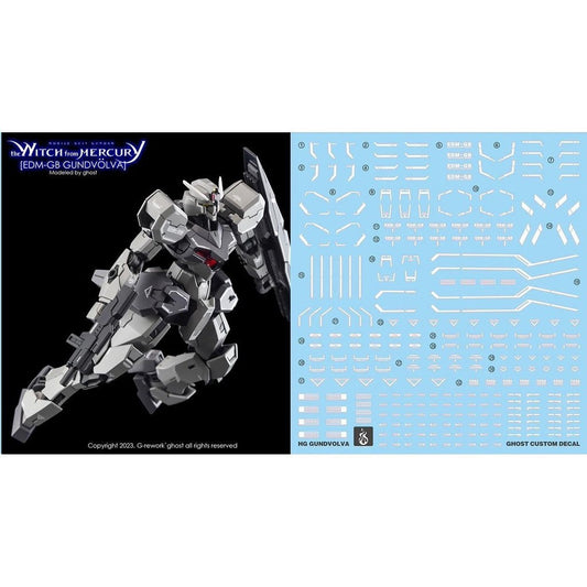 YAN FLAME Water Slide Decal GHOST TWFM 24 HG gundvolva Fluo Water Slide Decal (YANHG007) 20250721