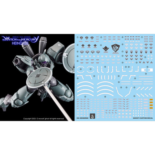 YAN FLAME Water Slide Decal GHOST HG 1/144 TWFM HEINDREE Fluo (YANHG009) 20250721