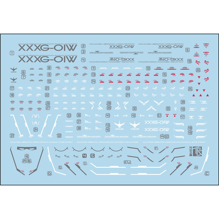 Transamsphere TRS RG 1/144 Wing TV ver Water Slide Decal TRSRG010