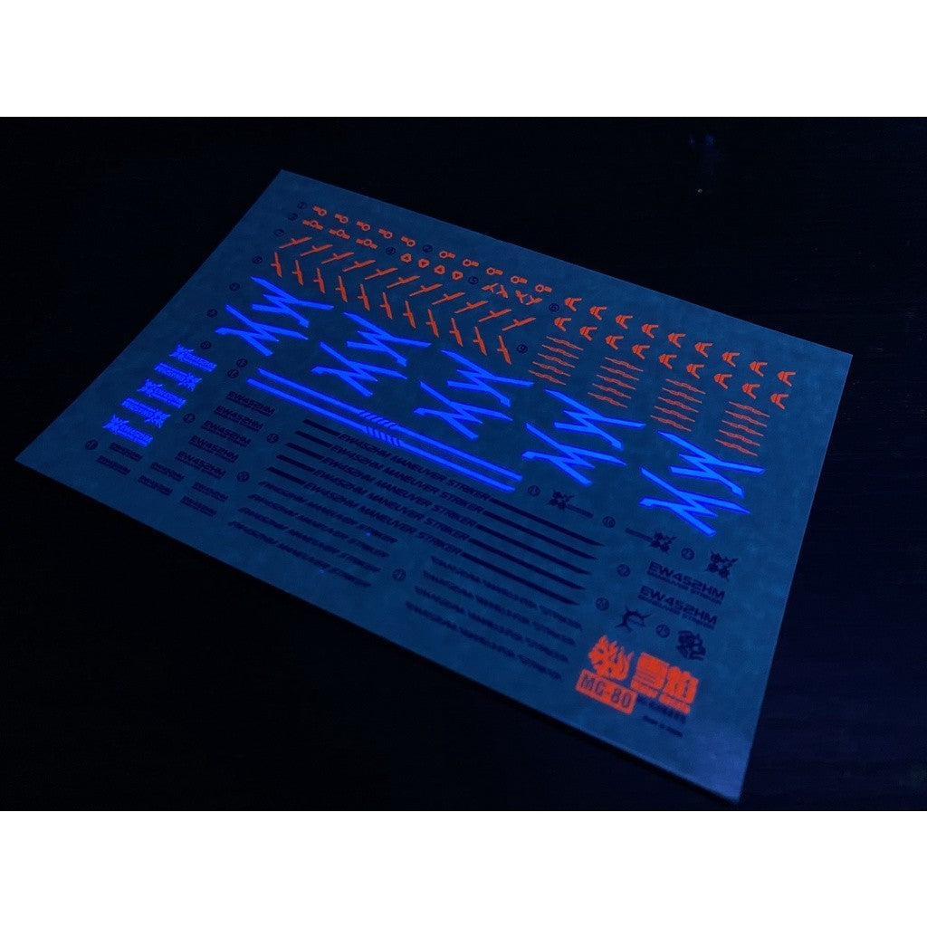 20250722 XUEYAN XY / SNOW FLAME MG-80 Eclipse Backpack Fluorescence High-Accuracy Water slide decal