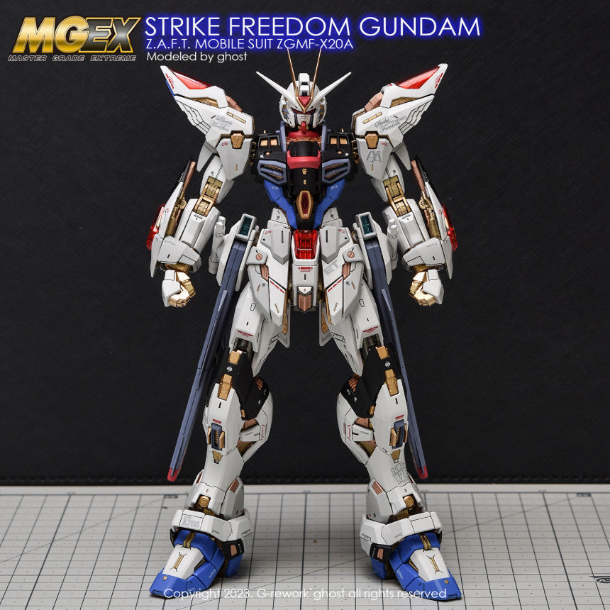 YAN FLAME GHOST MGEX Strike Freedom Water Slide Decal Fluo Type (YANMG035) 20250721
