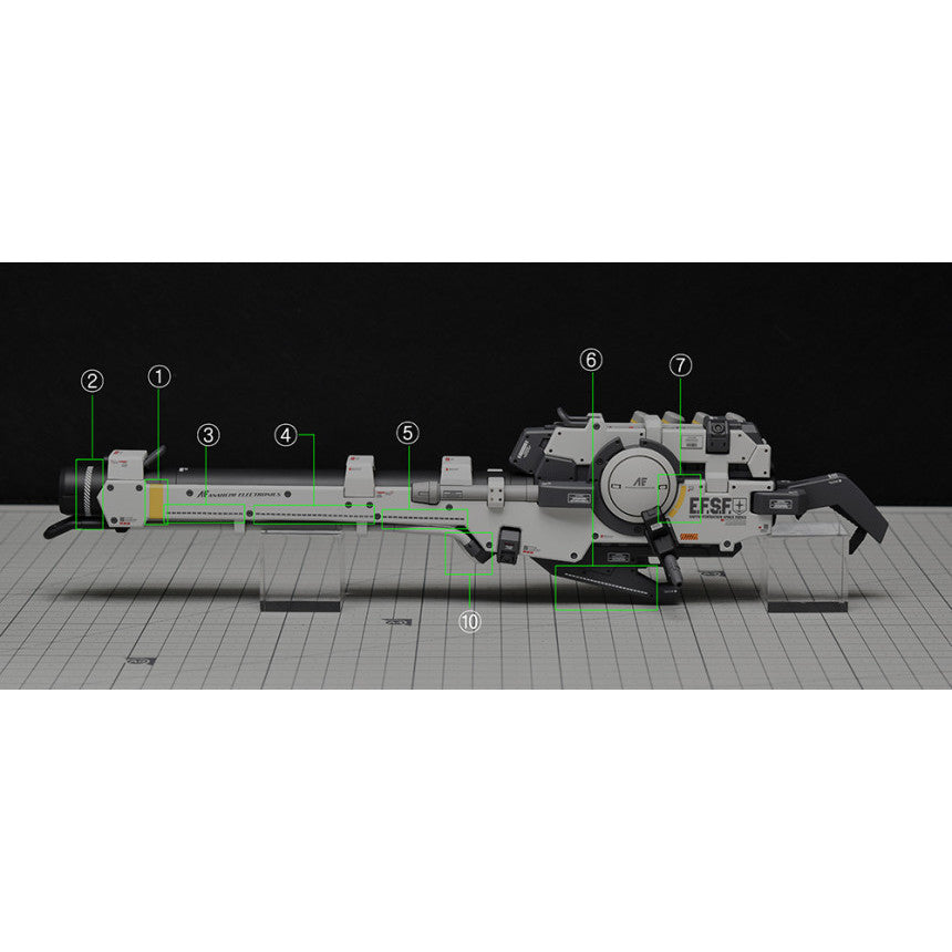 YAN FLAME Water Slide Decal GHOST RG Hi-v HYPER MEGA BAZOOKA LAUNCHER Fluo (YANRG015) 20250721