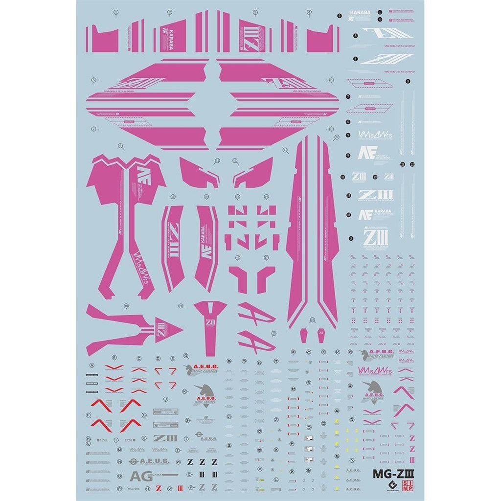 20250721 EVO 1/100 MG Z3  ZETA III ZZ3 Zeta fluo water slide decal EVO100