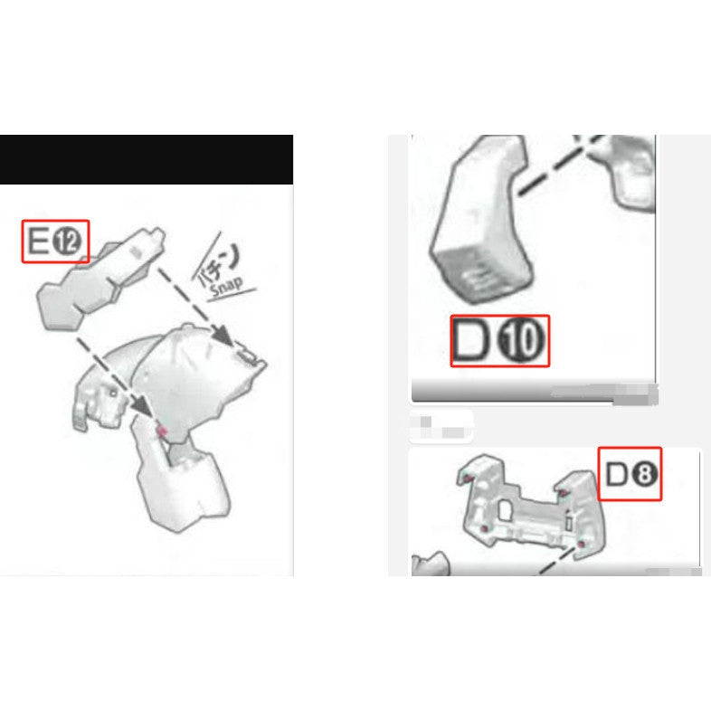 CB RG 07 butcher parts for SAZABI