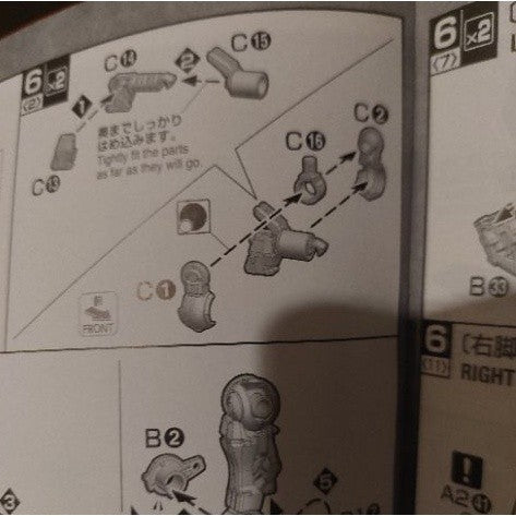 CB butcher parts for MG BARBATES