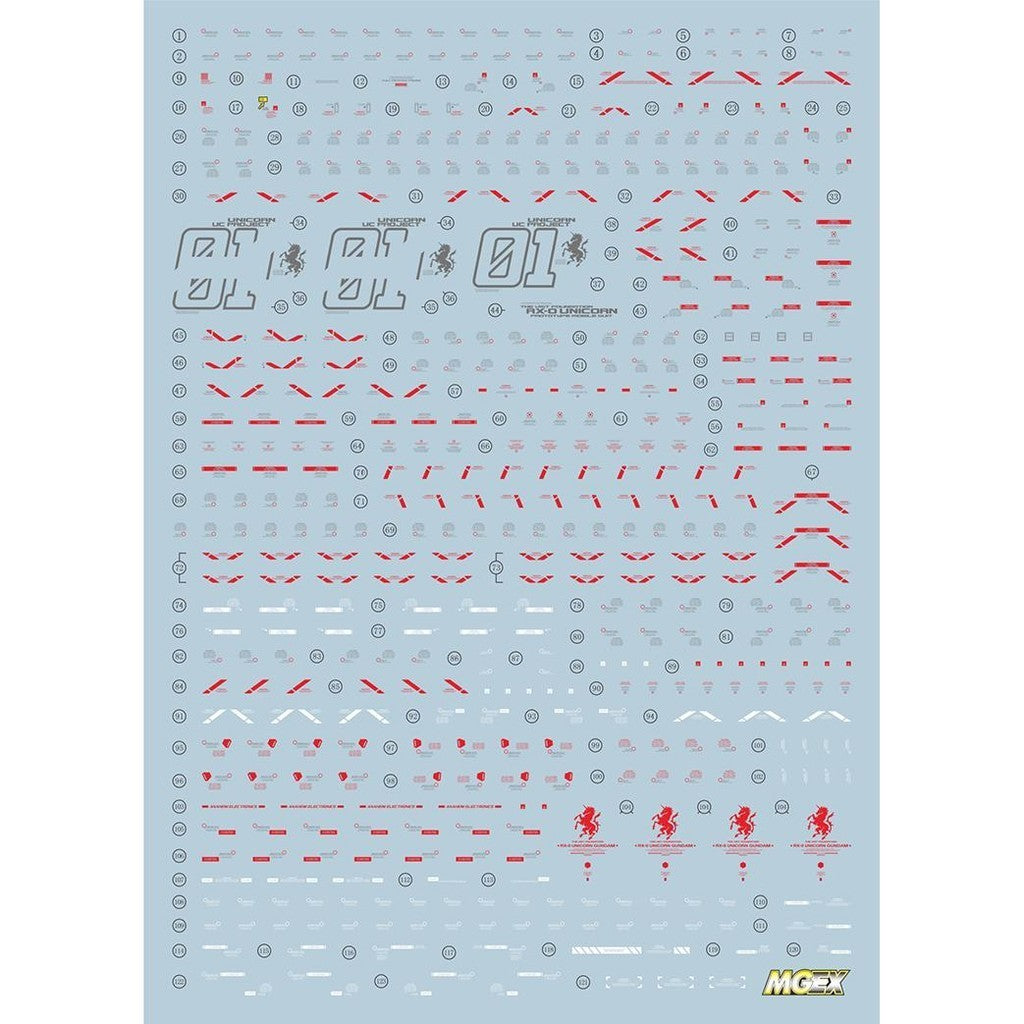 20250721 EVO MGEX MG unicorn ka water slide decal EVOMGEX001
