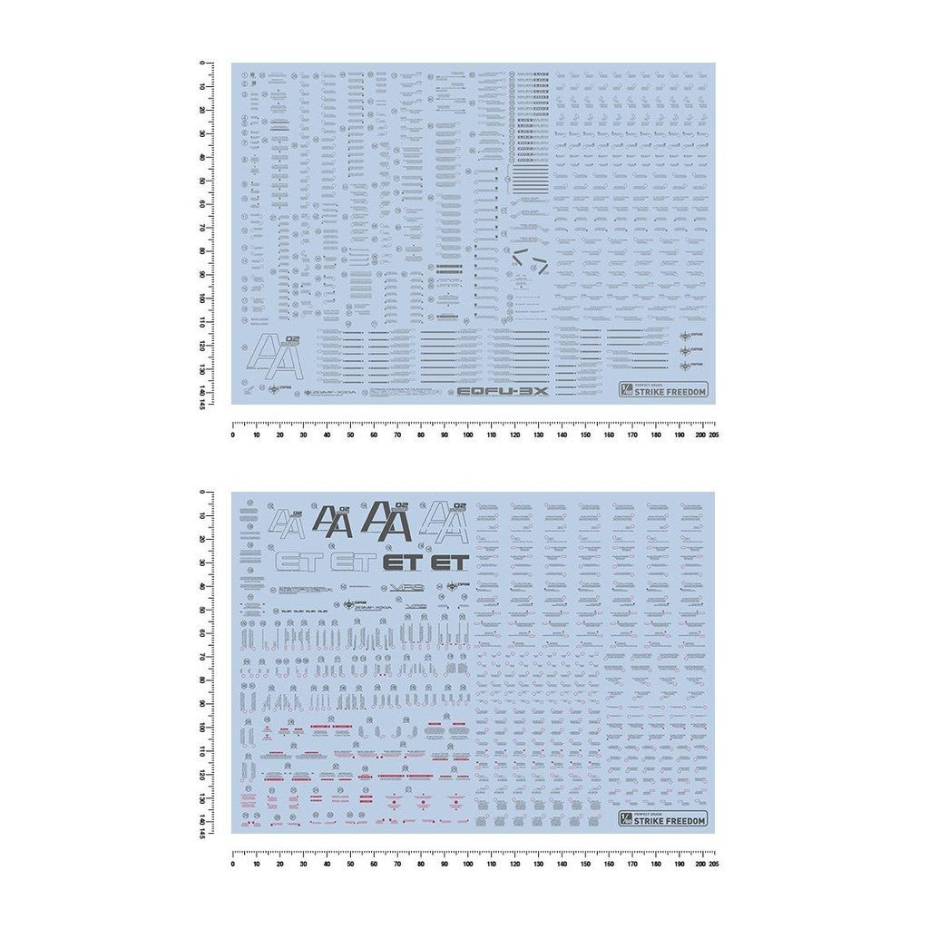 20250722 Artisan's Club PG 1/60 Strike Freedom Water Slide Decal