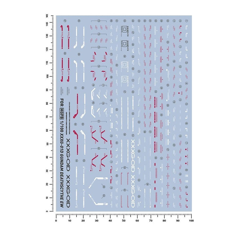 20250722 Artisan's Club [MGPB132] MG 1/100 Deathscythe EW Water Slide Decal
