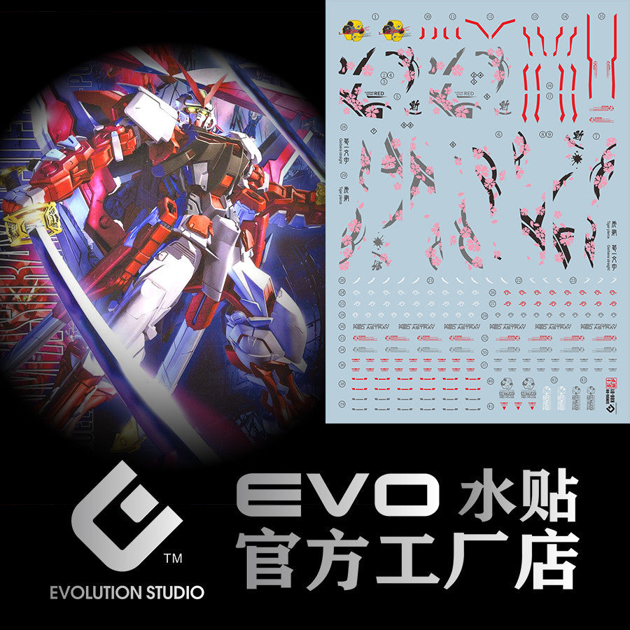20250721 EVO MG 1/100 red frame type HIRM Water Slide Decal EVOMG003