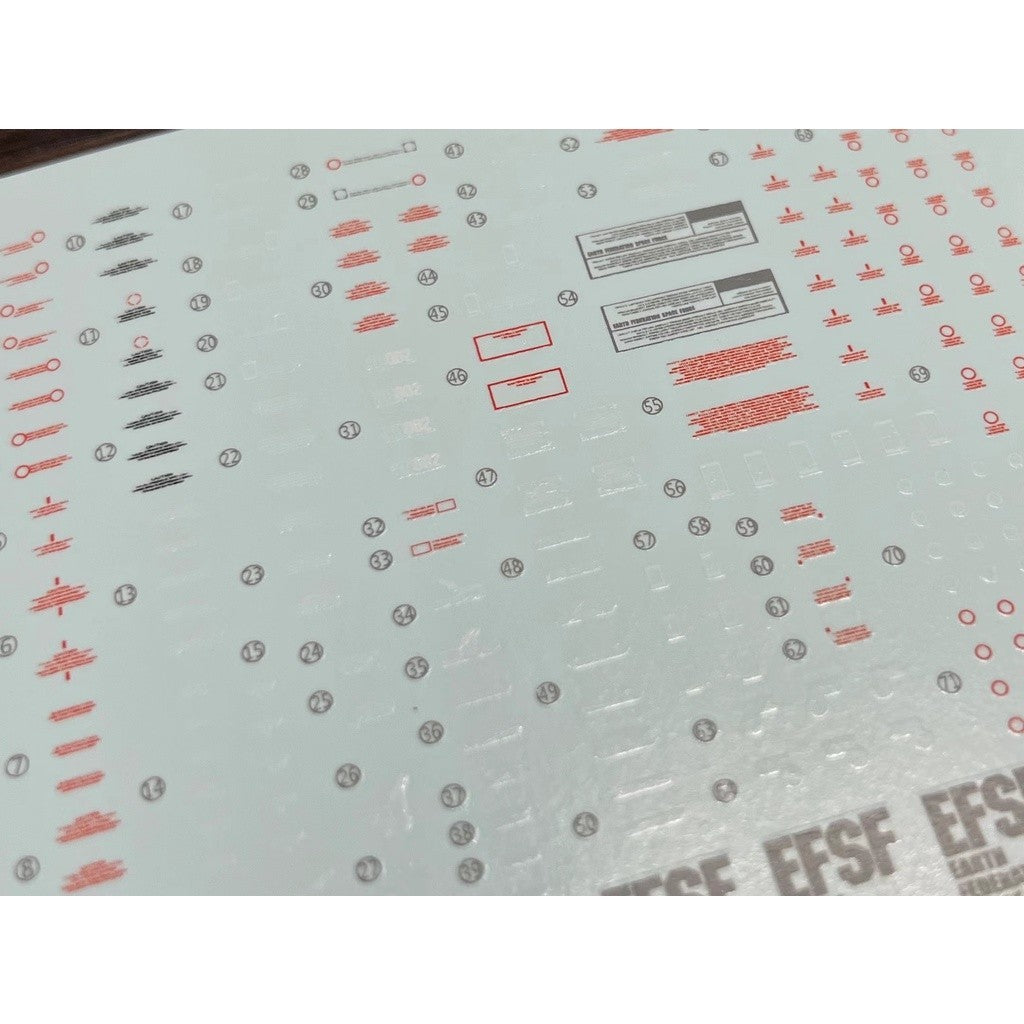 20250722 XUEYAN XY/SNOW FLAME MG 18 RX-78 Ver.Ka Water slide decals