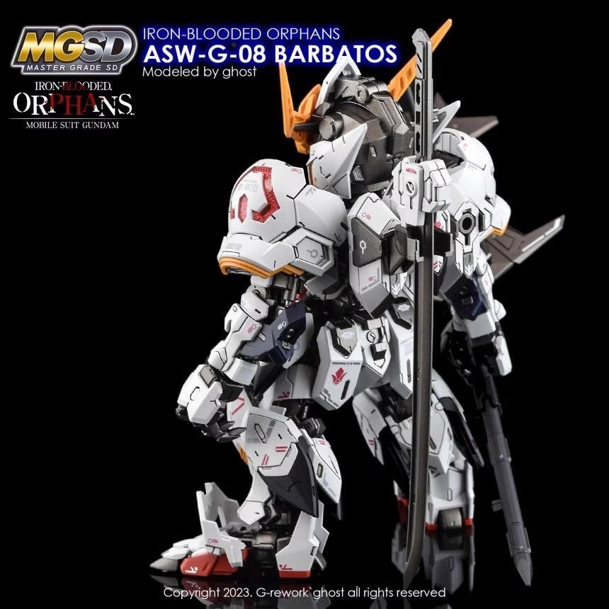 YAN FLAME MGSD Barbatos 4th form GHOST Fluo Water slide decal (YANMG003) 20250721