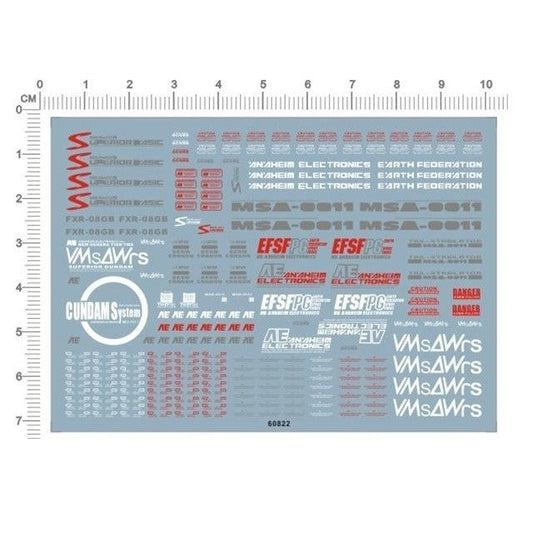 CALILY HG 1/144 MSA-0011(EXT) Ex-S Water Slide Decal