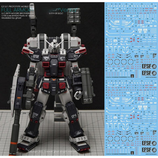 YAN FLAME GHOST MG 1/100 FA-78 FA78 Ver.Ka Water Slide Decal Fluo Type (YANMG033) 20250721