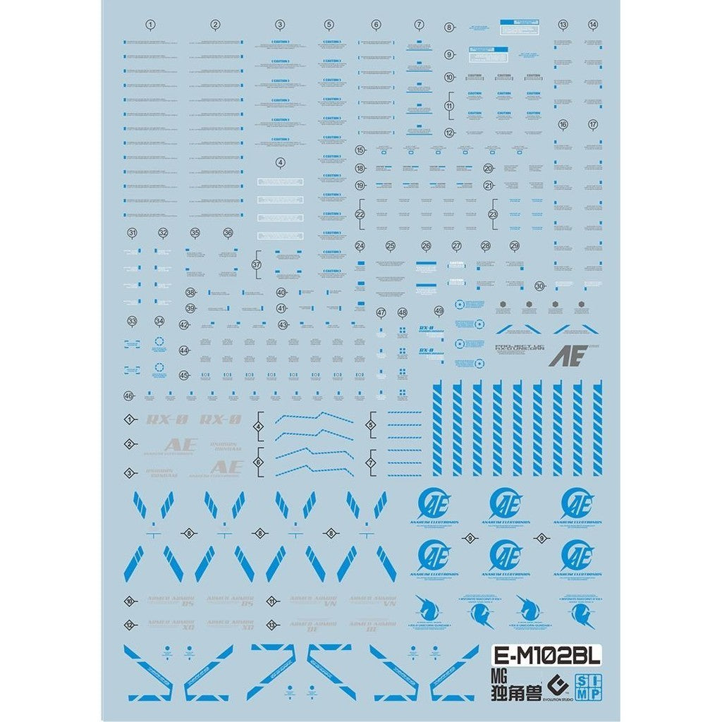 20250721 EVO MG 102 MG perfectibility NT PLAN-B Fluo Water Slide Decal EVOMG017 EVOMG018