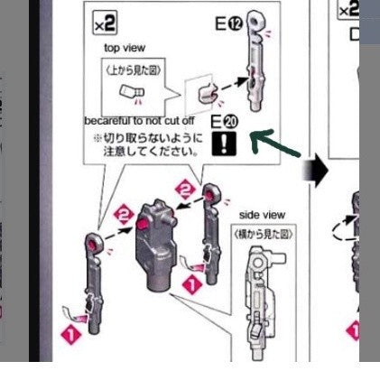 CB butcher parts for RG 21 00Q  A37 B6 C8 D2 H4 G22 E17