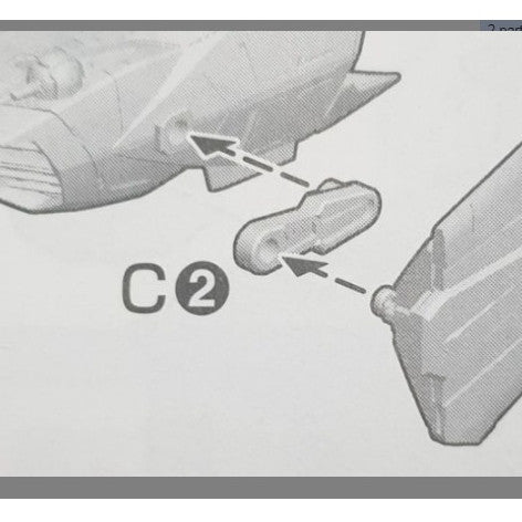 CB MG 27 butcher parts for Justice