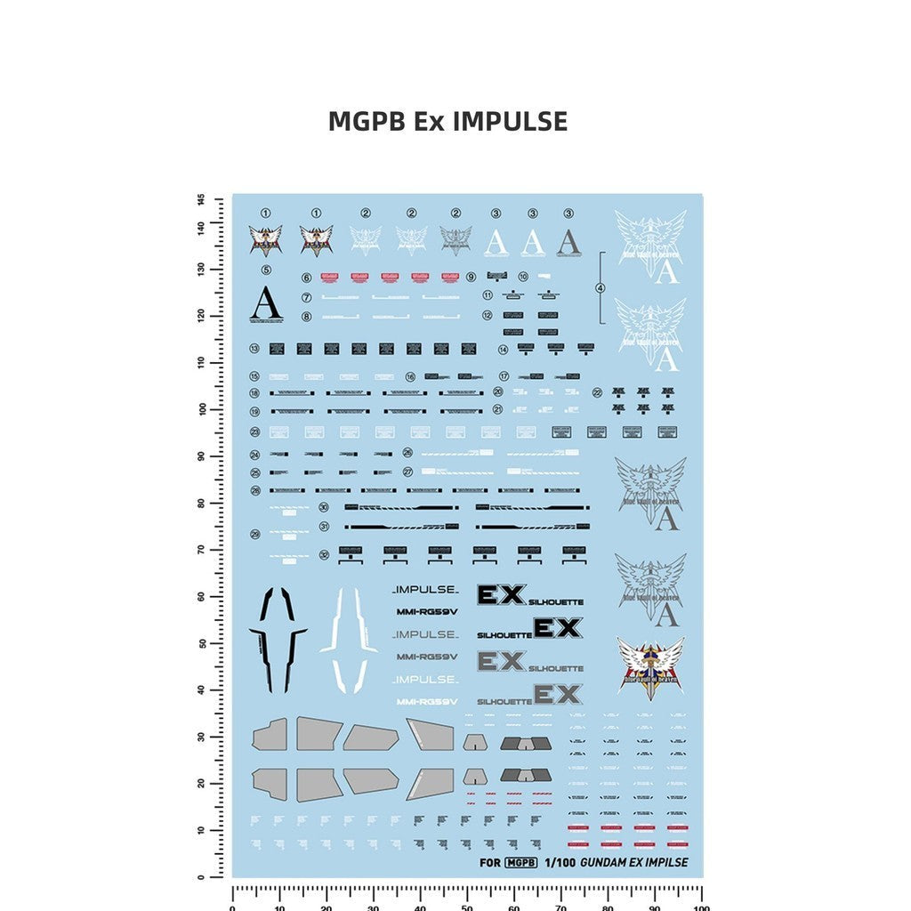 20250722 Artisan's Club MG 1/100 PB EX Impulse Water Slide Decal [MGPB155]