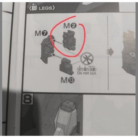 CB butcher parts for HG HGUC 229 PENELOPE M2